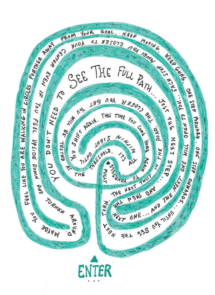 The Living Labyrinth print edition